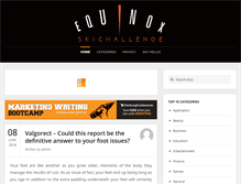 Tablet Screenshot of equinoxskichallenge.com
